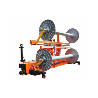 100mm Twin Warp Beam Trolley Electric Knitting Top Beam Harness Frame Transporting Truck